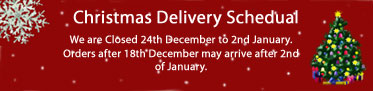Christmas Delivery Schedual